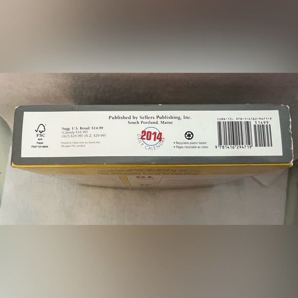 2014 History Channel This Day in Military History Boxed Calendar NIB collectors - Picture 3 of 6